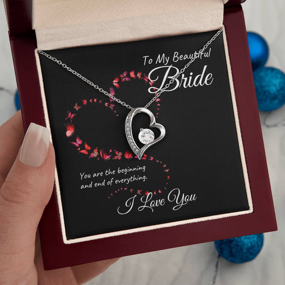 Bride | Beginning and End | Forever Love Necklace