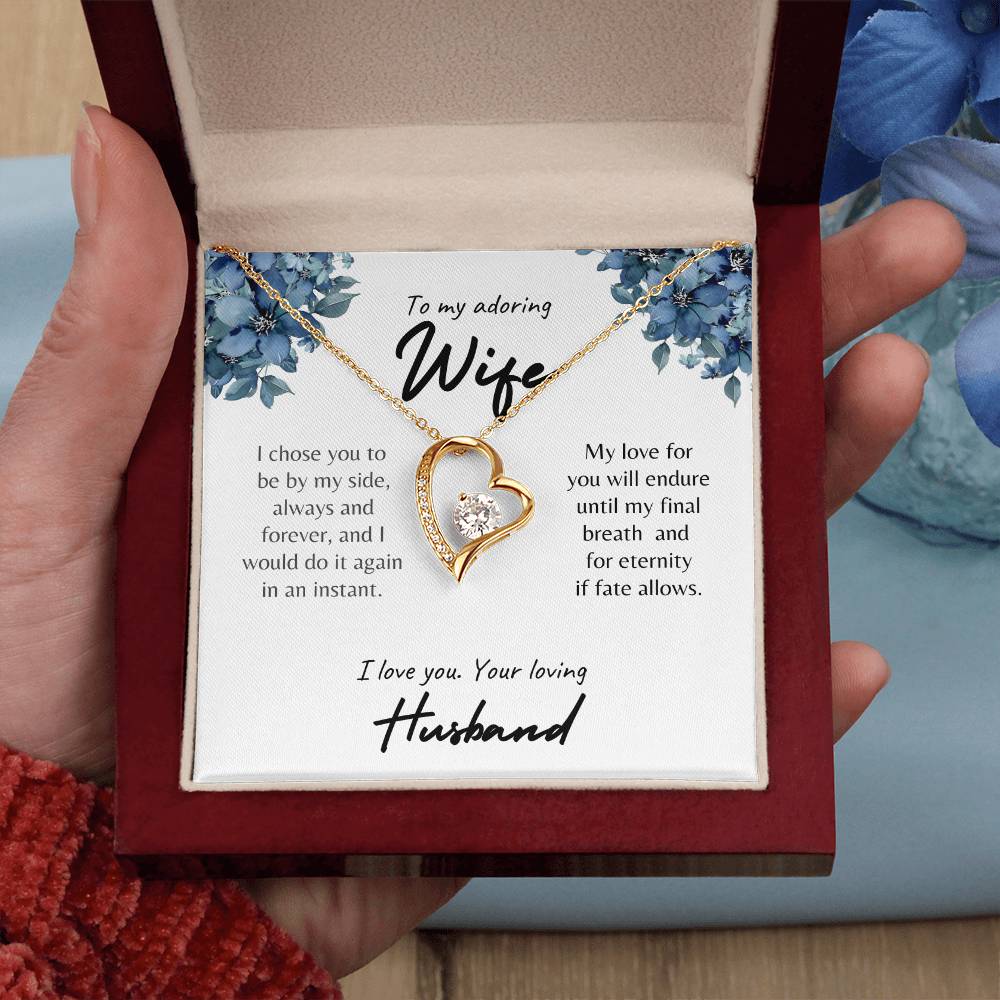 Wife | I Chose You | Forever Love Necklace