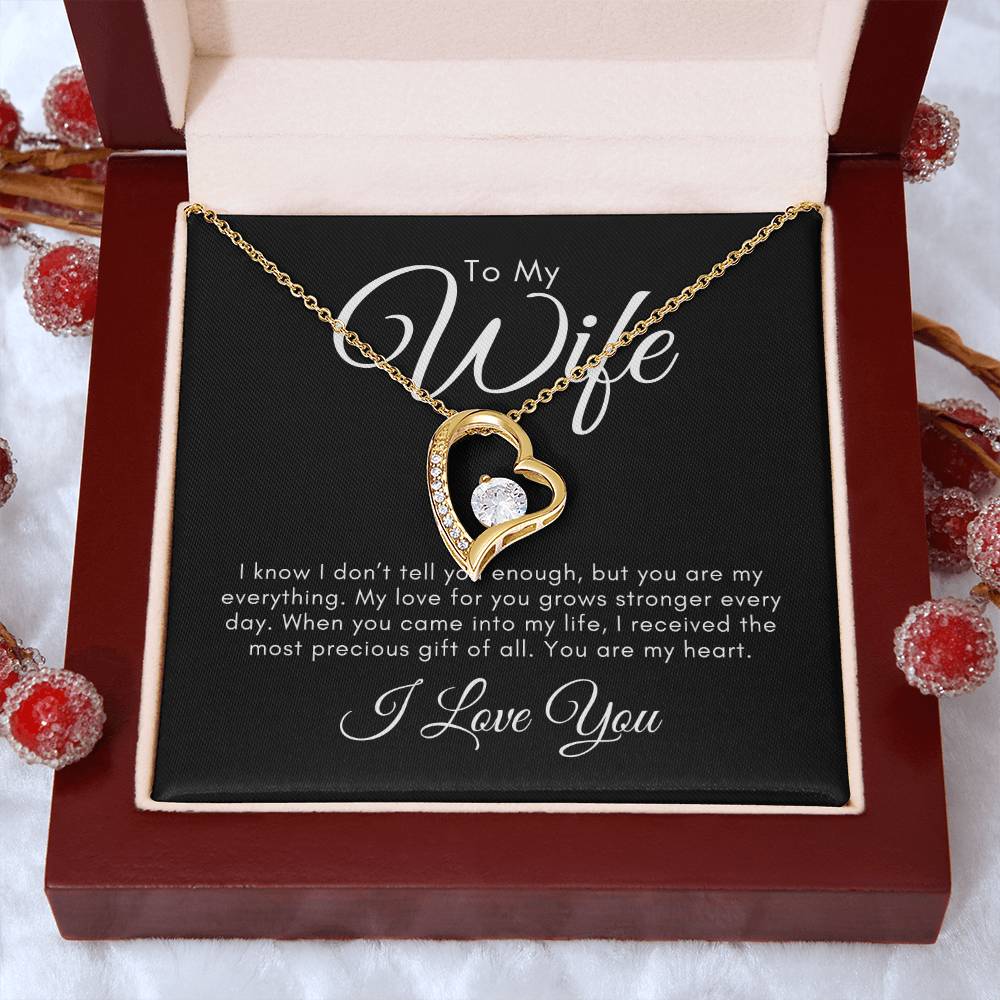 Wife | My Heart | Forever Love Necklace