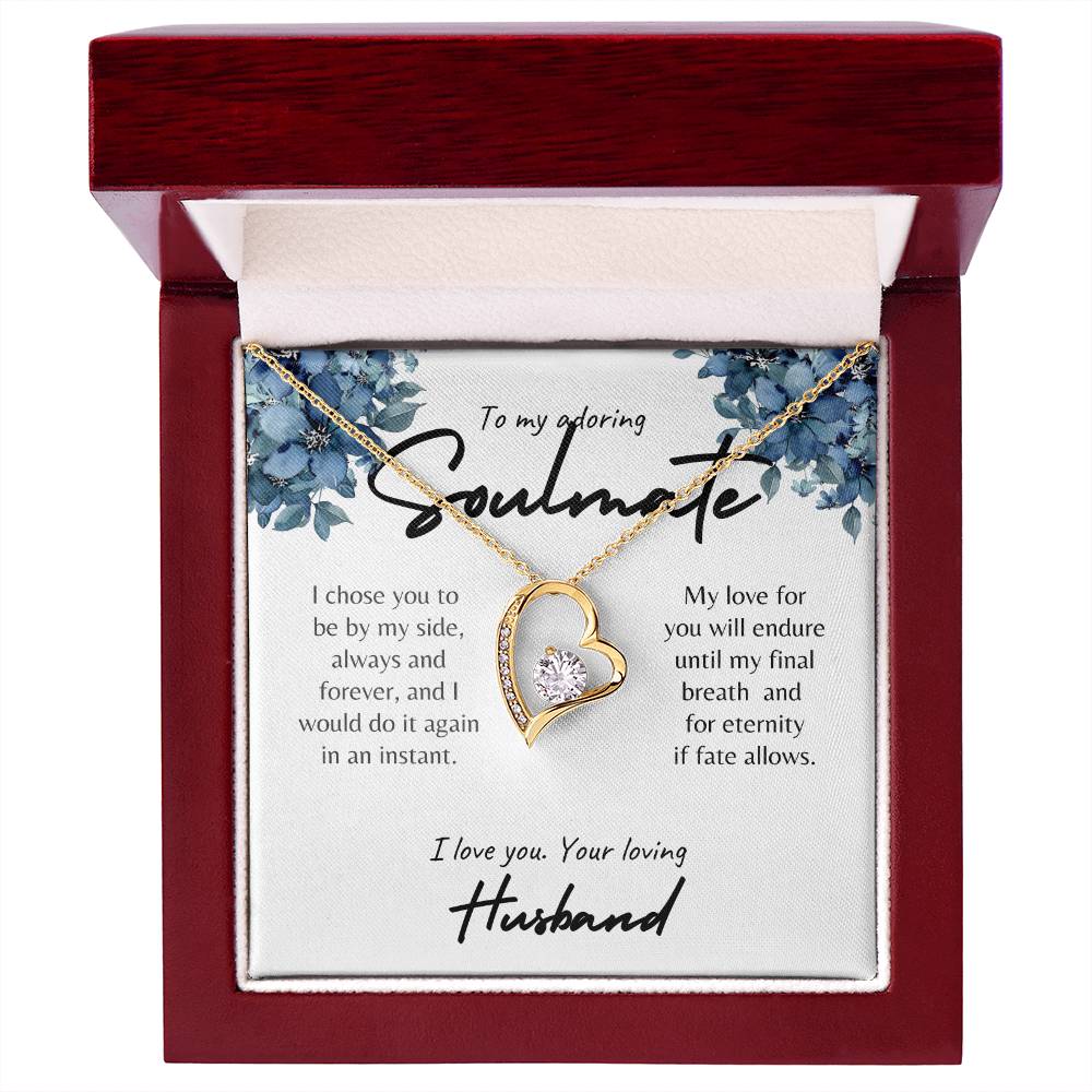 Soulmate | I Chose You | Forever Love Necklace