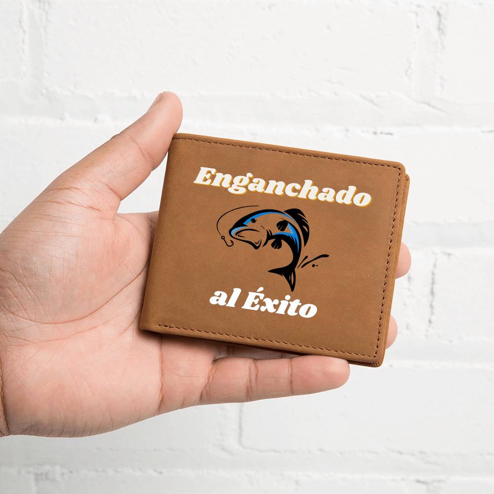 Papá | Enganchado al Éxito | Cartera de piel