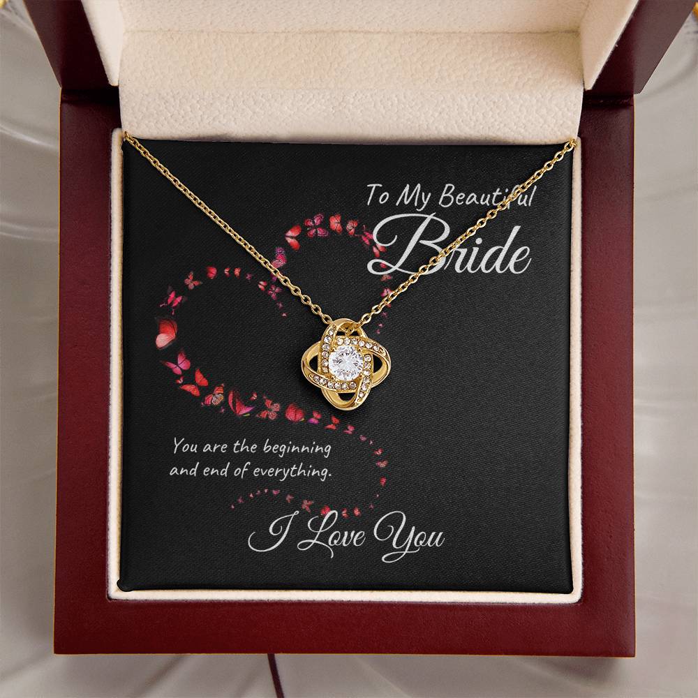 Bride | Beginning and End | Love Knot Necklace