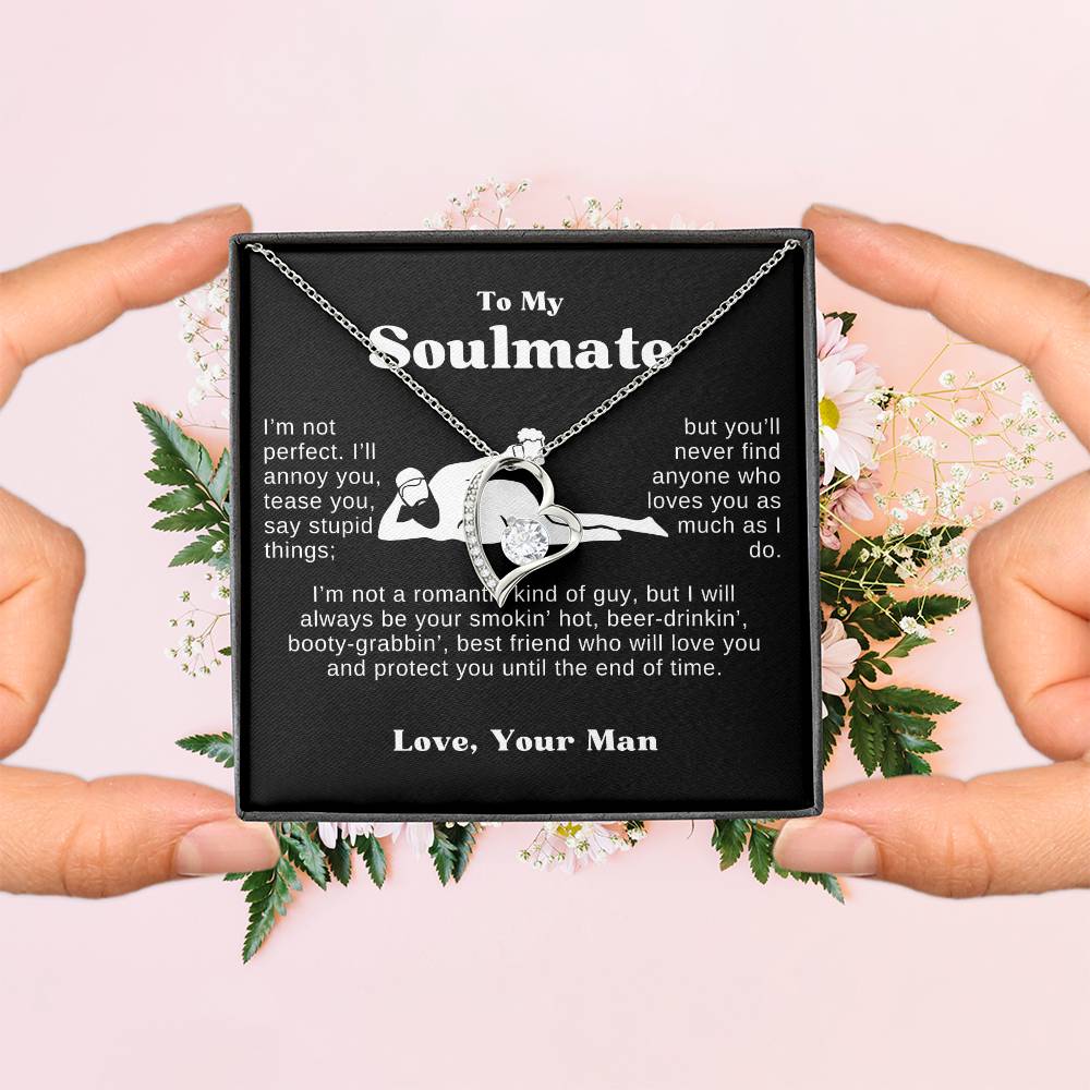 Soulmate | I'm Not Perfect | Forever Love Necklace