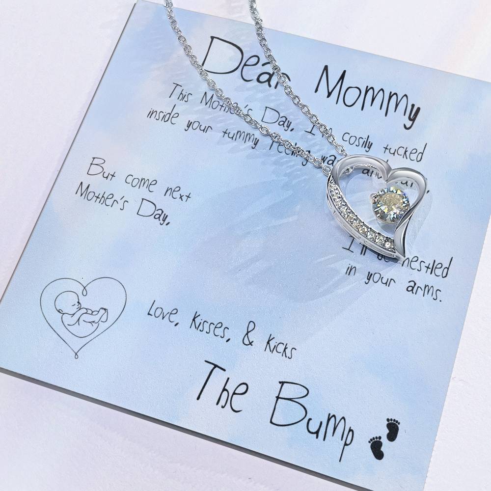 Baby Bump Forever Love Knot (Blue)