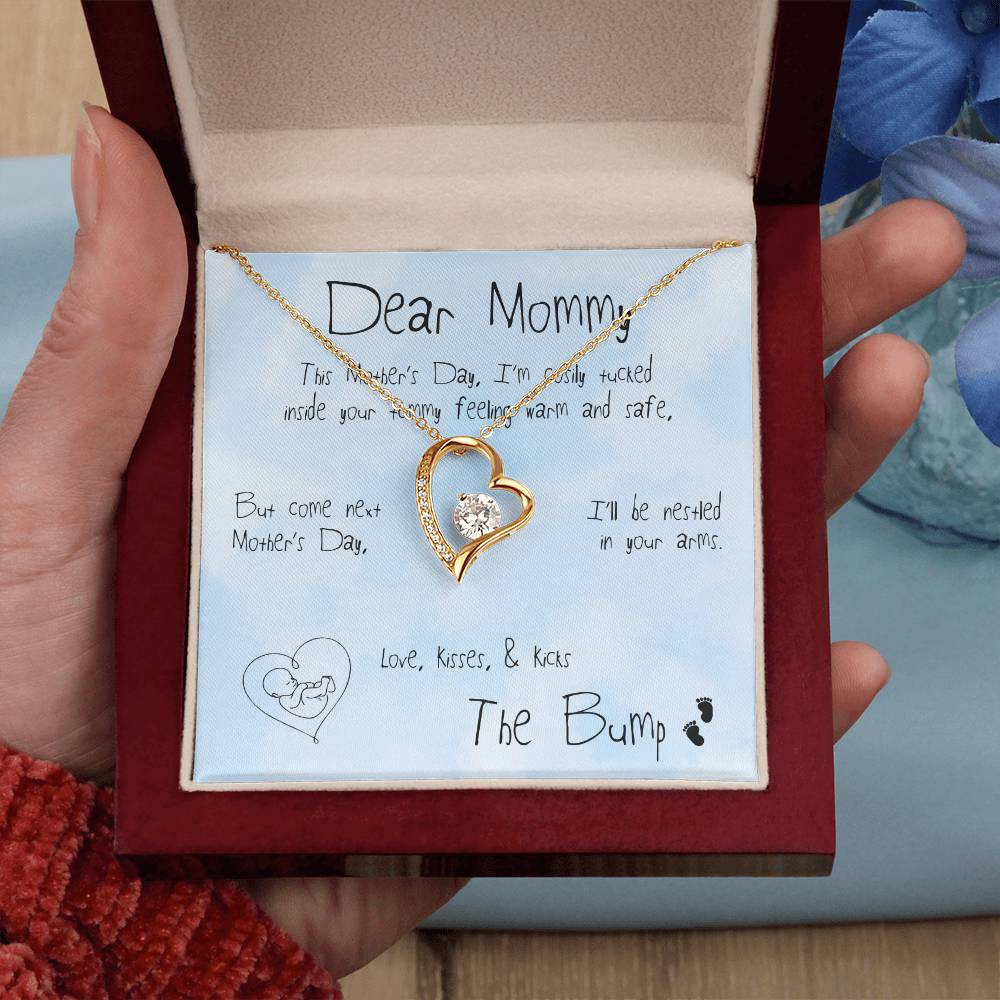 Baby Bump Forever Love Knot (Blue)