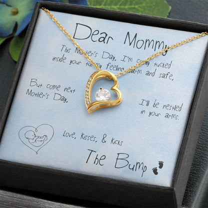 Baby Bump Forever Love Knot (Blue)