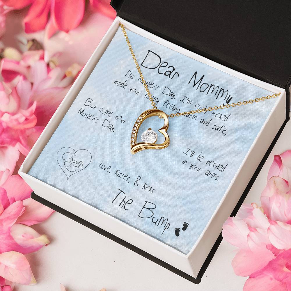 Baby Bump Forever Love Knot (Blue)