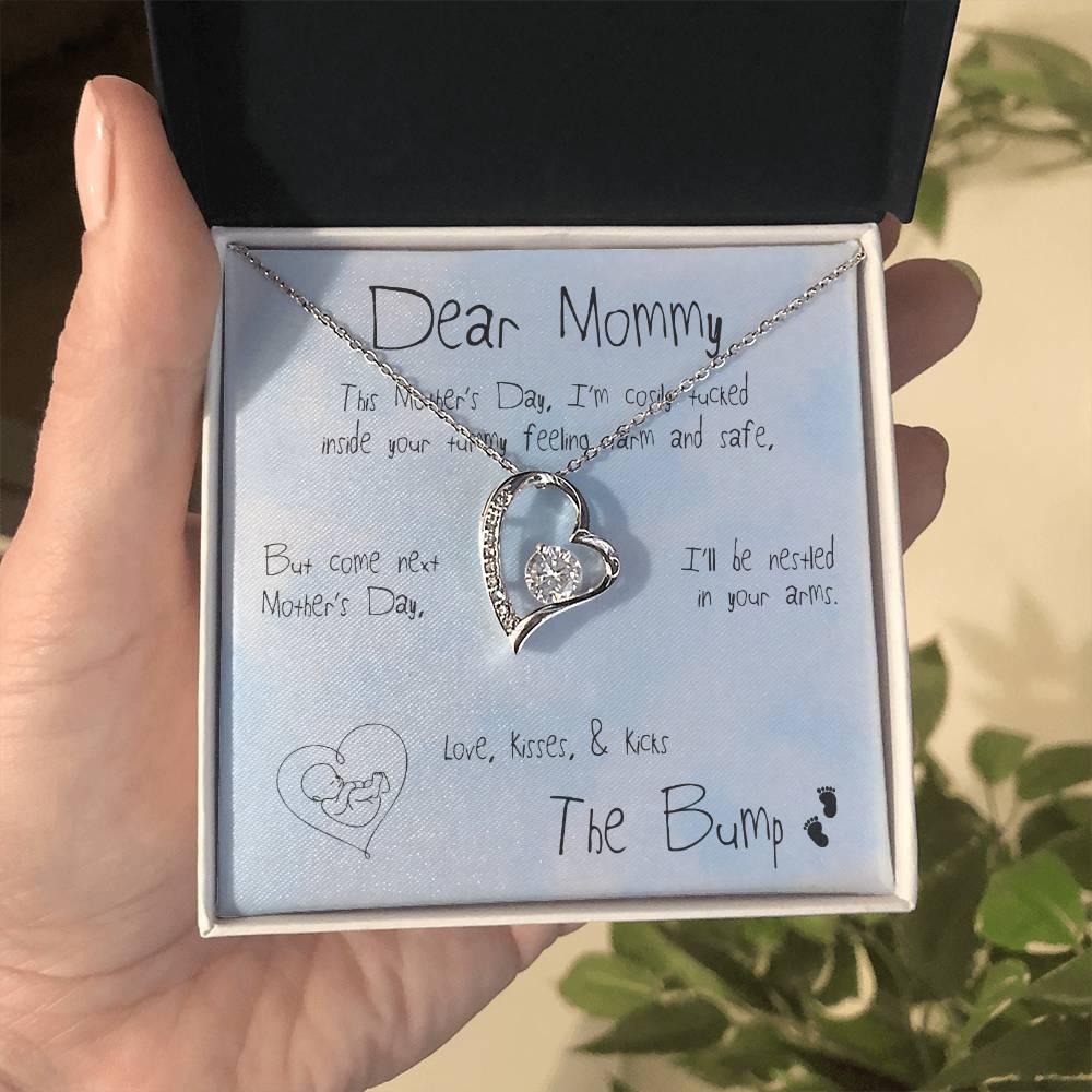 Baby Bump Forever Love Knot (Blue)