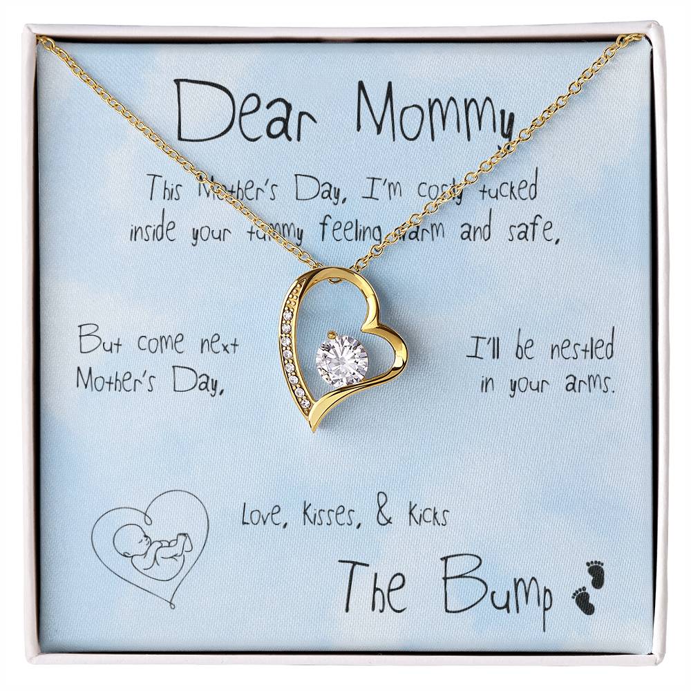 Baby Bump Forever Love Knot (Blue)