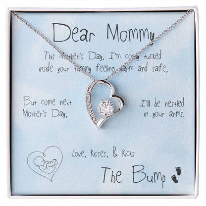 Baby Bump Forever Love Knot (Blue)