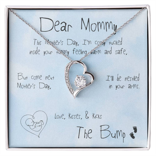 Baby Bump Forever Love Knot (Blue)